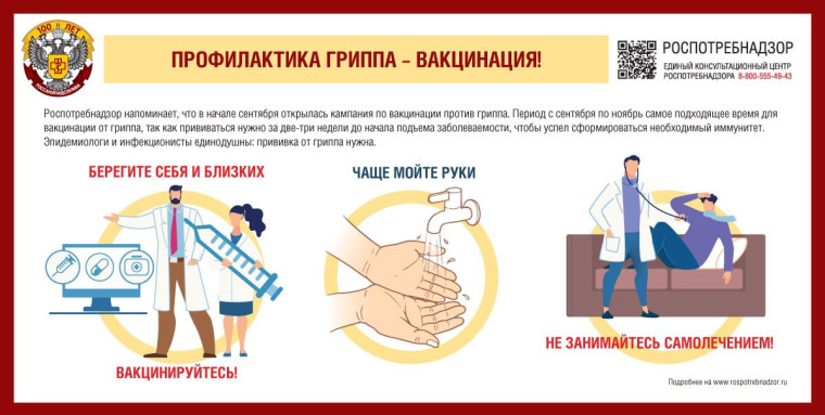 Осень - время для вакцинации от гриппа!.